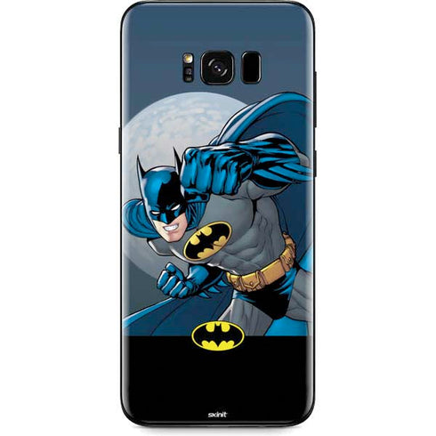 DC Comics Batman Action Pose 90's art Galaxy S8 Plus Skin